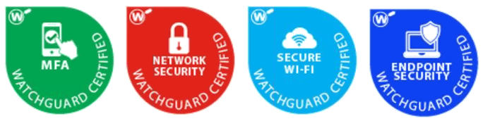 WatchGuard Technologies MFA, Network Security, Secure WI-FI, and Endpoint Security Certifications